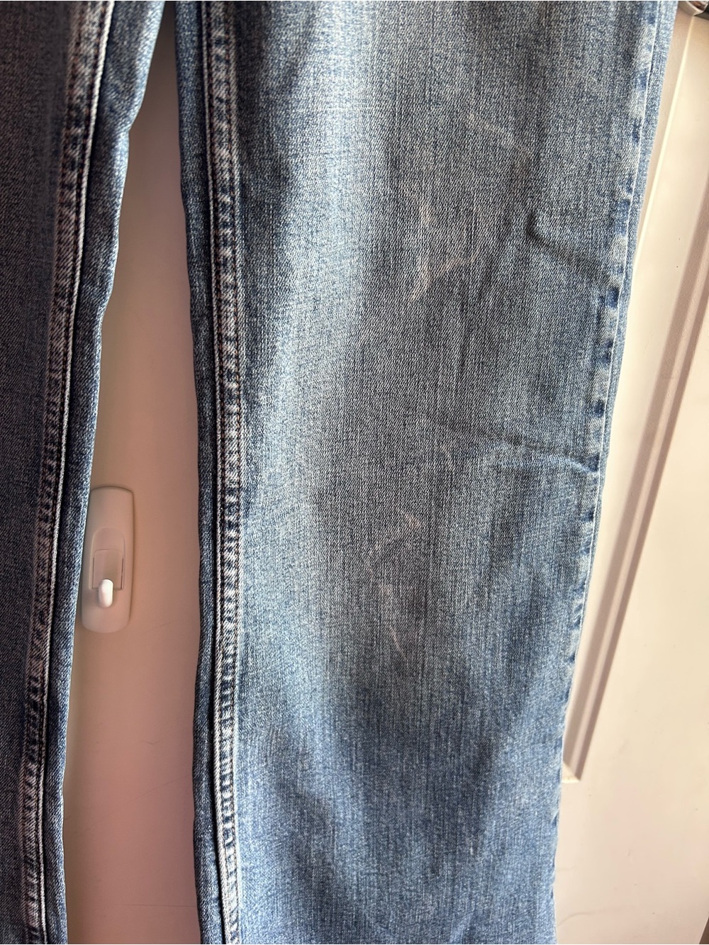 Pilcro Size 25P Wide Leg Jeans High Rise Flap Pockets Stretch NWOT - Picture 9 of 15